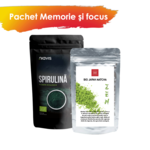 Pachet Memorie și focus cu Spirulina și Matcha